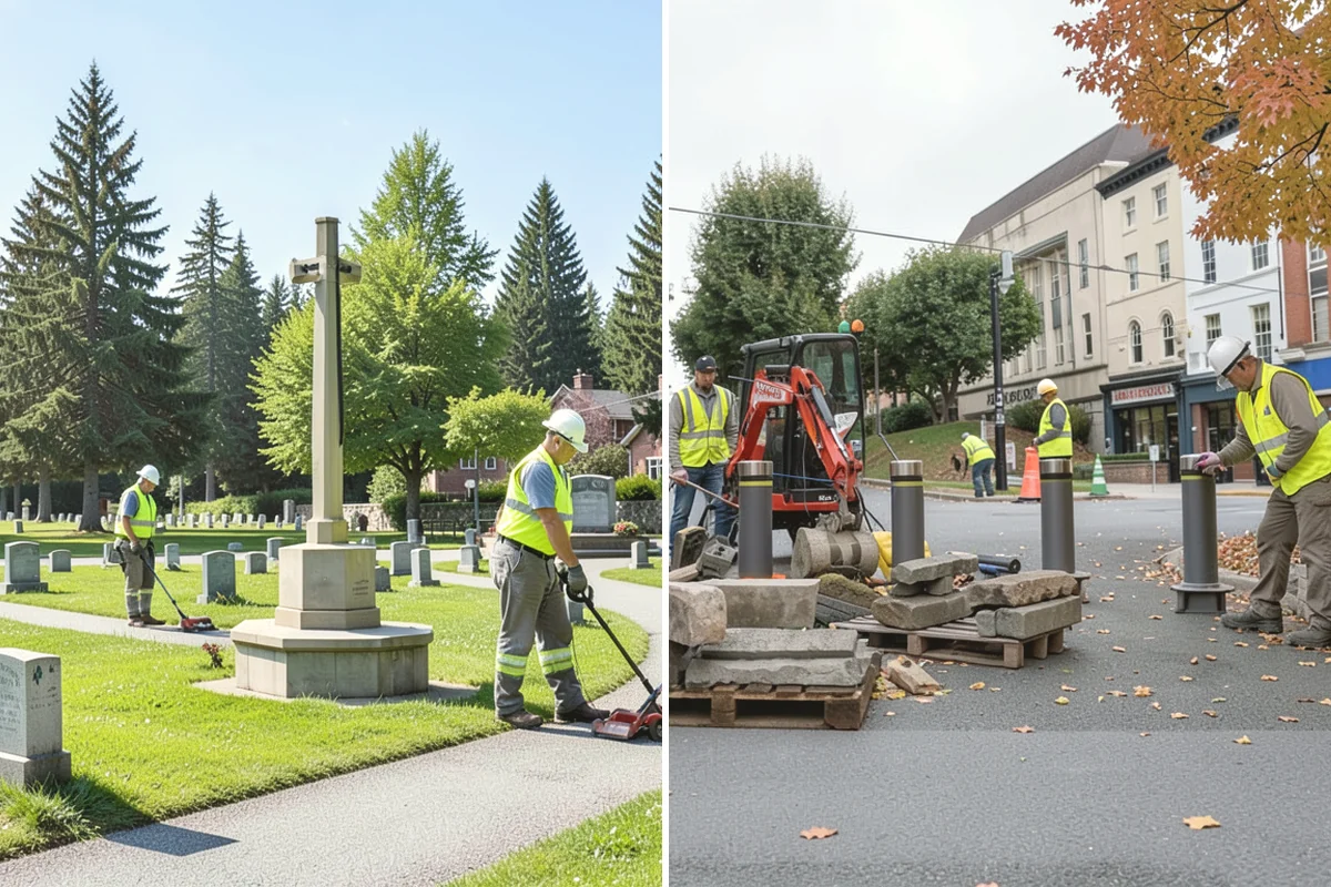 Safety Barrier Installation in Mountlake Terrace, Snohomish County, WA - Assess hazards, grade changes, and code requirements