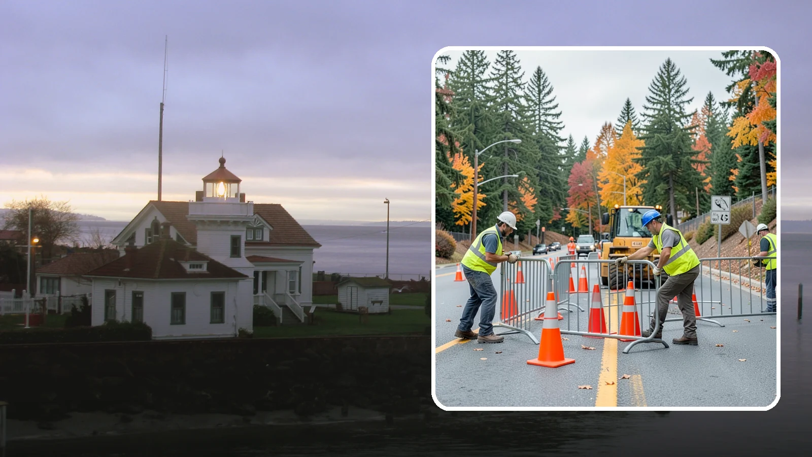 Safety Barrier Installation in Mukilteo, Snohomish County, WA - Install guardrails, pedestrian barriers, and safety railings to protect the public at hazards and grade changes.