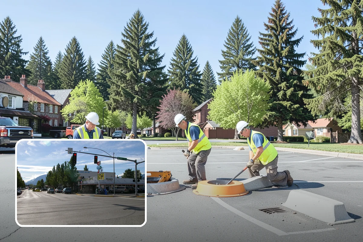 Safety Barrier Installation in North Bend, King County, WA - Protects the public at fall hazards and grade changes