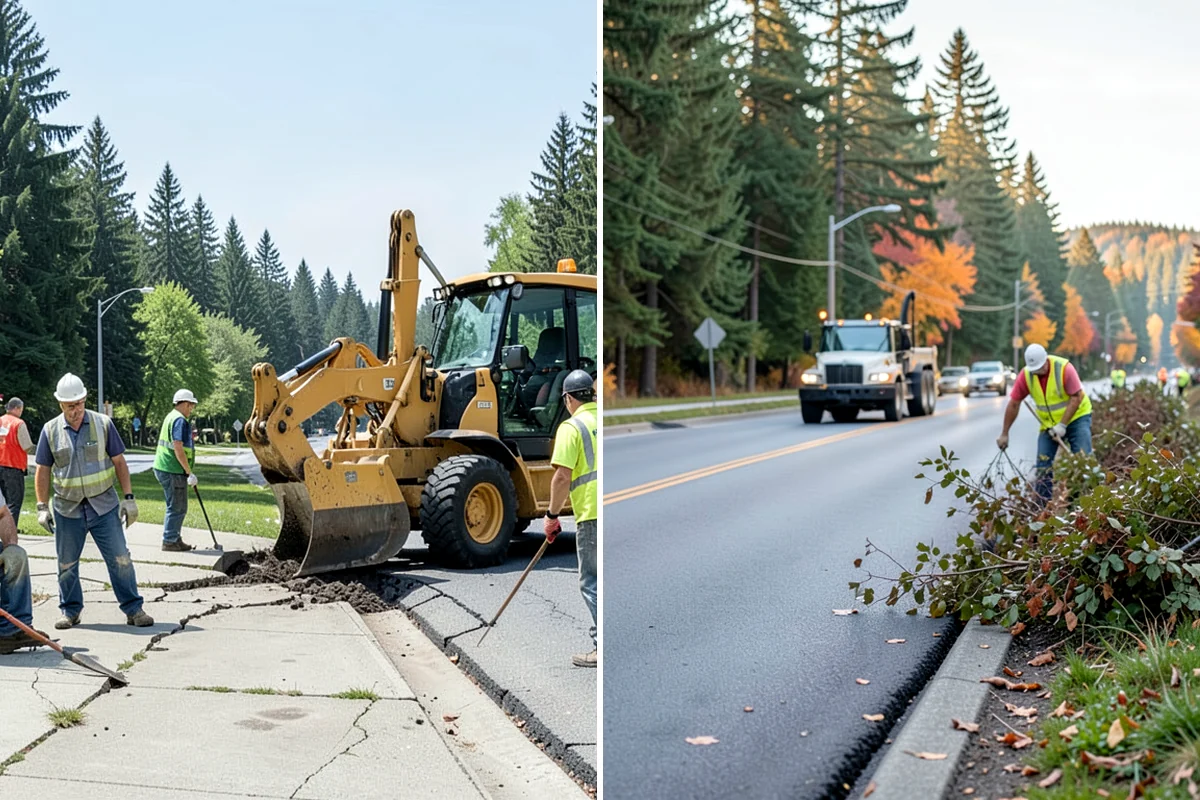 Safety Barrier Installation in Pacific, King County, WA - Assess hazards, grade changes, and code requirements