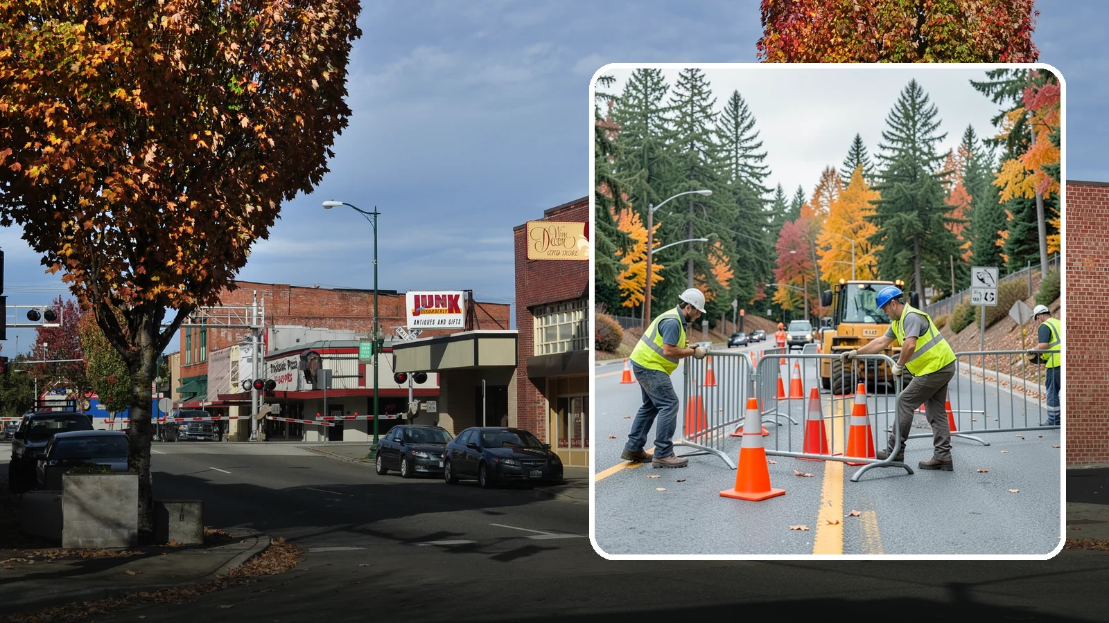 Safety Barrier Installation in Puyallup, Pierce County, WA - Install guardrails, pedestrian barriers, and safety railings to protect the public at hazards and grade changes.