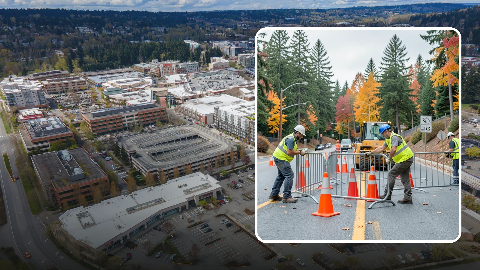 Safety Barrier Installation in Redmond, King County, WA - Install guardrails, pedestrian barriers, and safety railings to protect the public at hazards and grade changes.