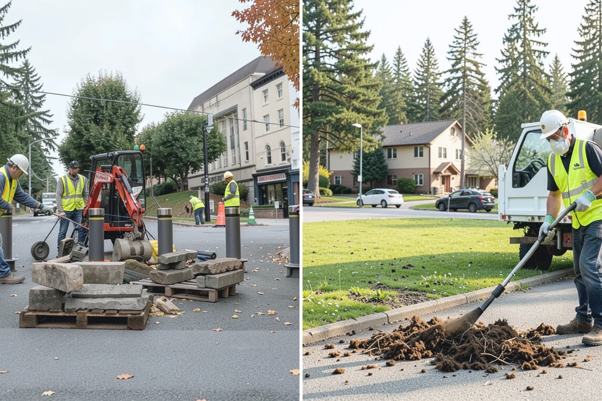 Safety Barrier Installation in Redmond, King County, WA - Assess hazards, grade changes, and code requirements