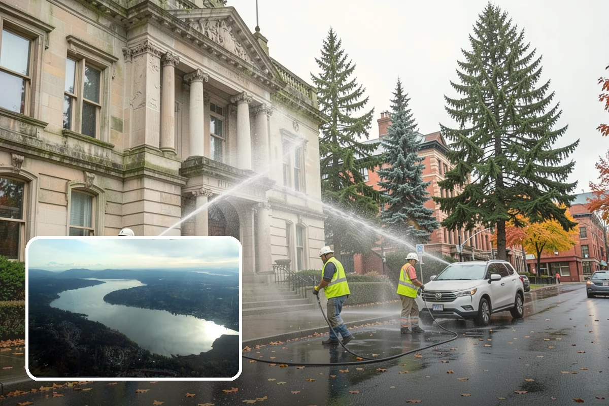 Safety Barrier Installation in Sammamish, King County, WA - Protects the public at fall hazards and grade changes