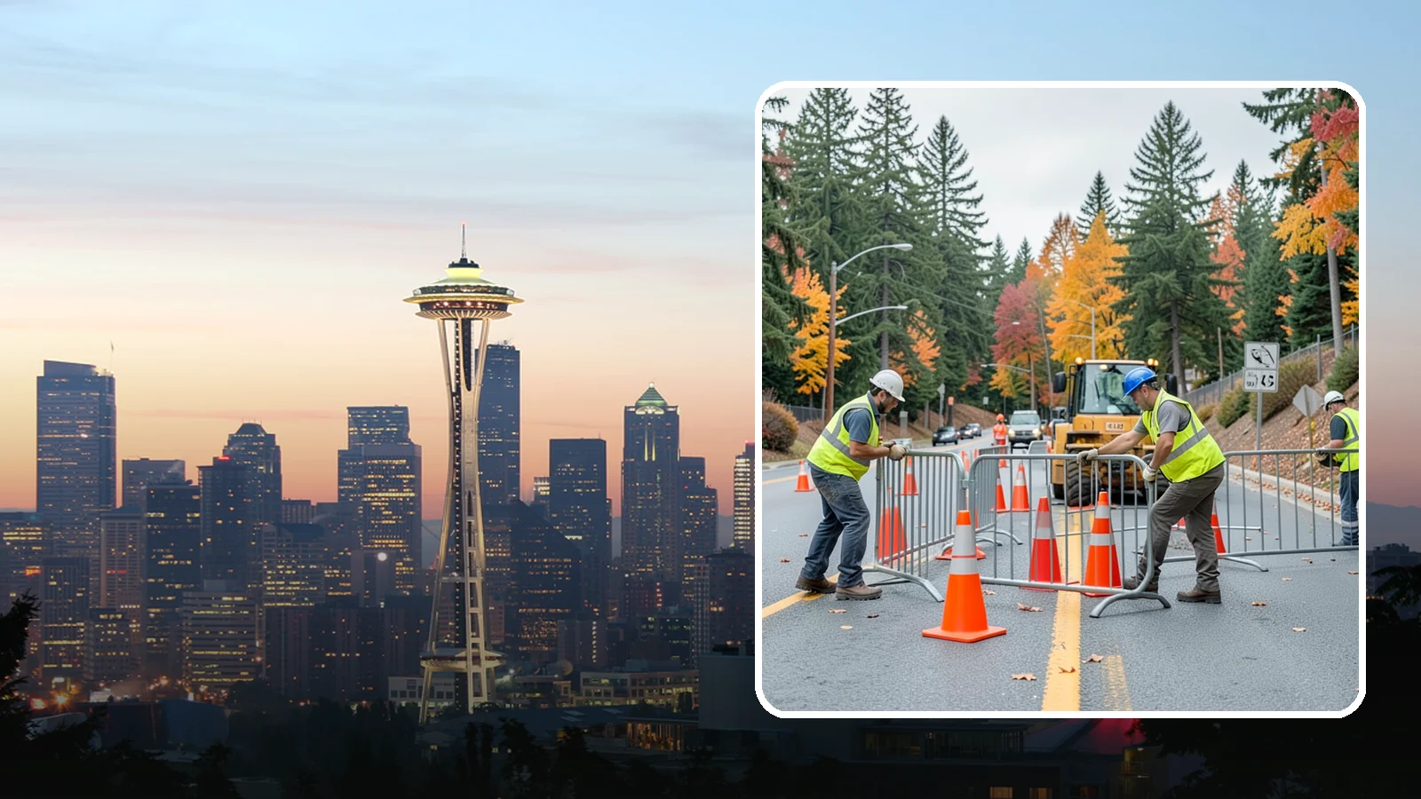 Safety Barrier Installation in Seattle, King County, WA - Install guardrails, pedestrian barriers, and safety railings to protect the public at hazards and grade changes.