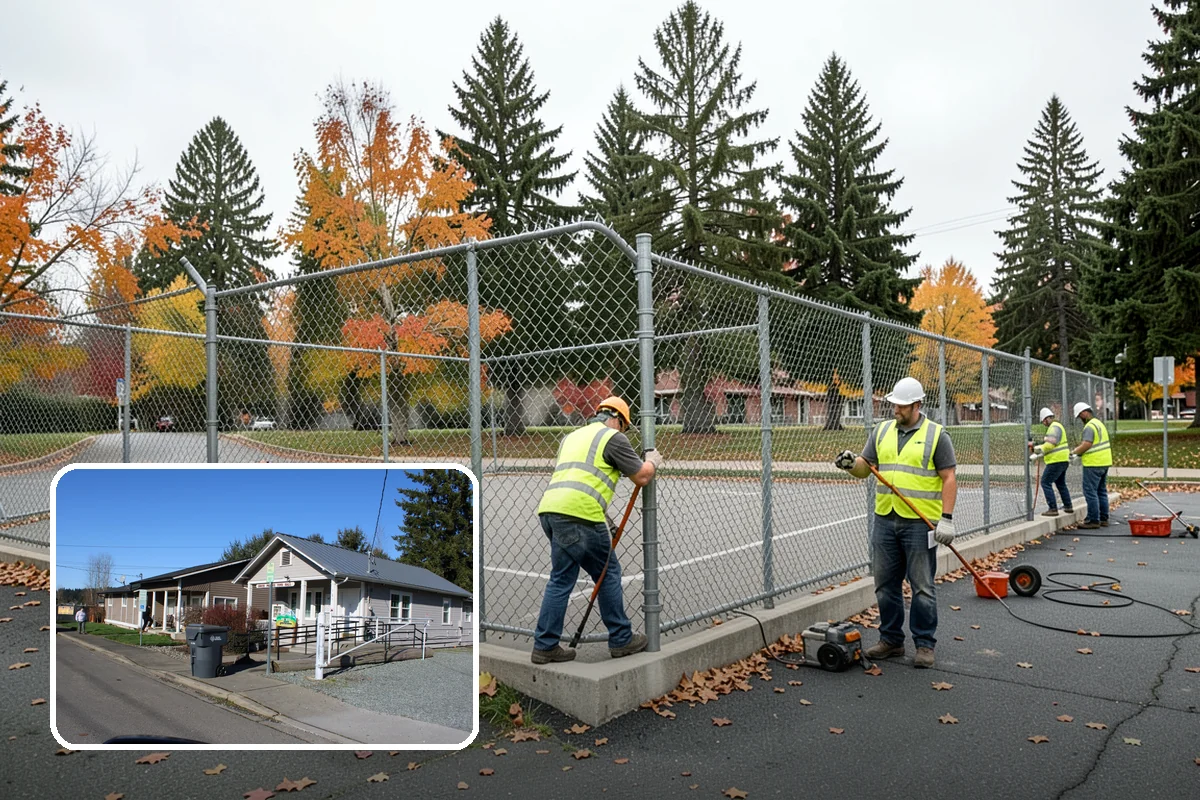 Safety Barrier Installation in South Prairie, Pierce County, WA - Protects the public at fall hazards and grade changes
