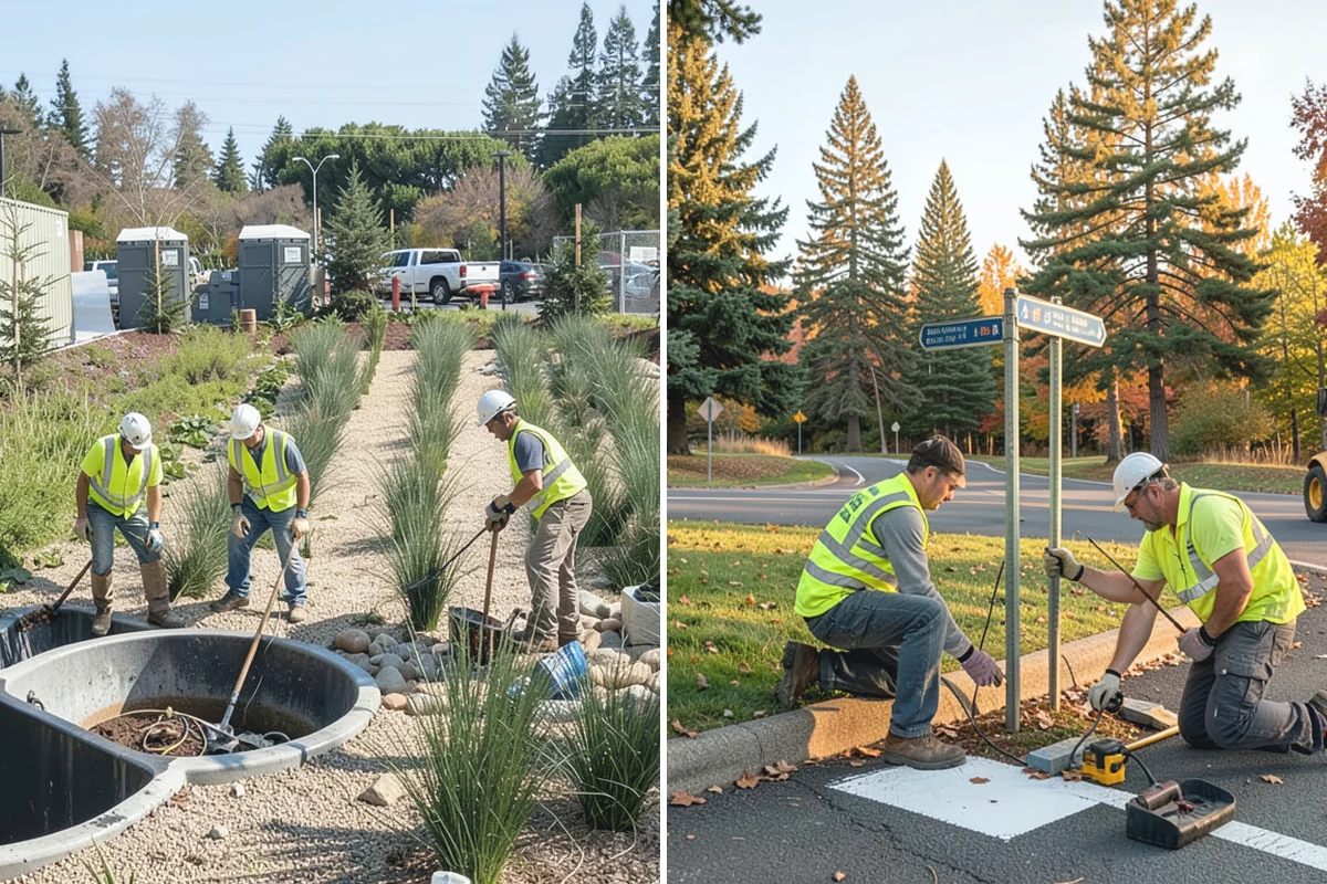 Safety Barrier Installation in South Prairie, Pierce County, WA - Assess hazards, grade changes, and code requirements