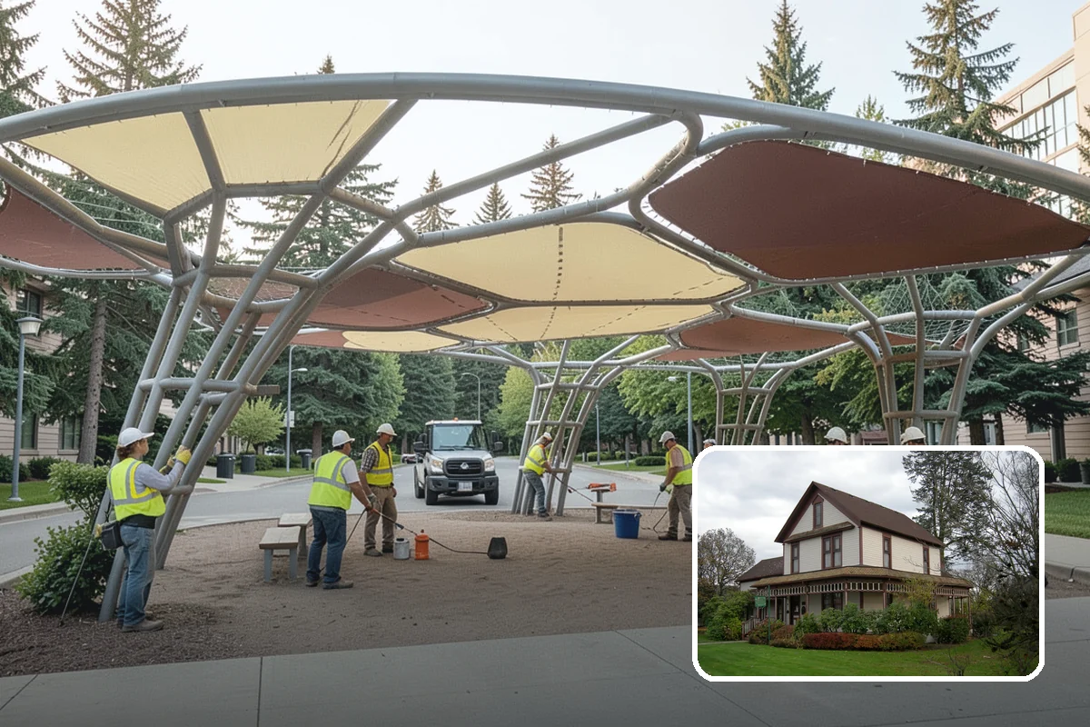 Safety Barrier Installation in Sumner, Pierce County, WA - Protects the public at fall hazards and grade changes