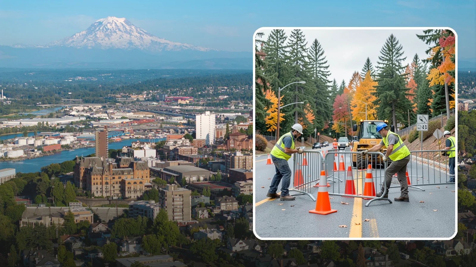 Safety Barrier Installation in Tacoma, Pierce County, WA - Install guardrails, pedestrian barriers, and safety railings to protect the public at hazards and grade changes.