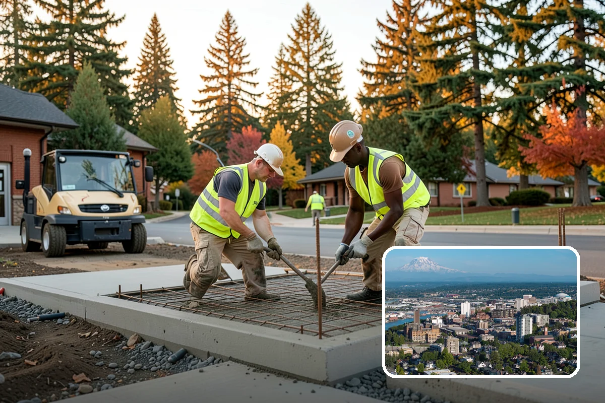 Safety Barrier Installation in Tacoma, Pierce County, WA - Protects the public at fall hazards and grade changes