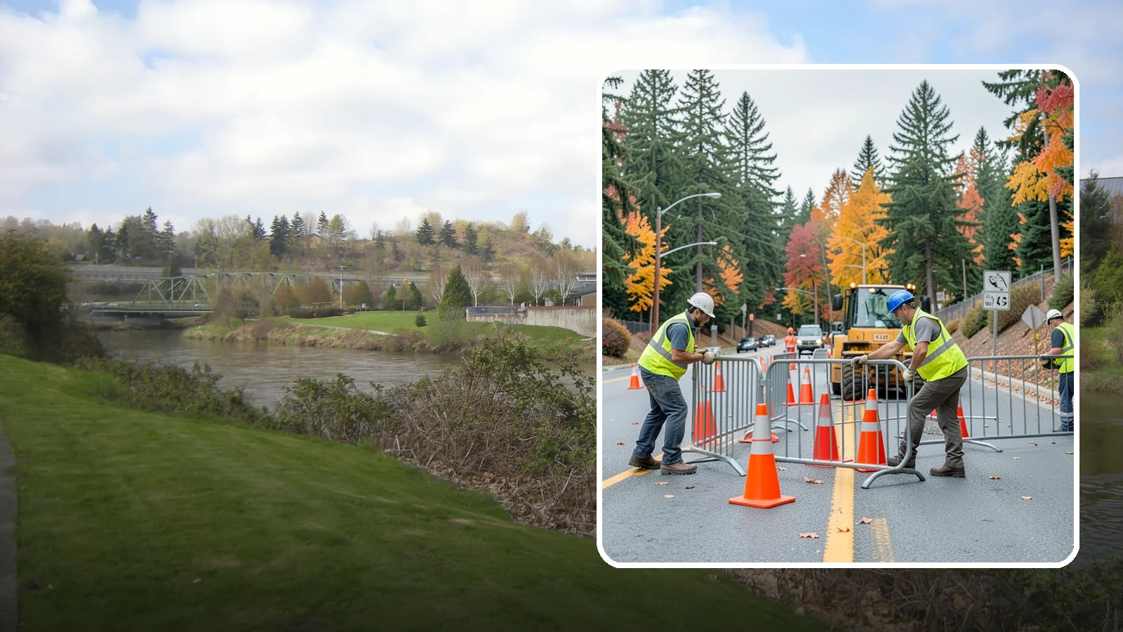 Safety Barrier Installation in Tukwila, King County, WA - Install guardrails, pedestrian barriers, and safety railings to protect the public at hazards and grade changes.