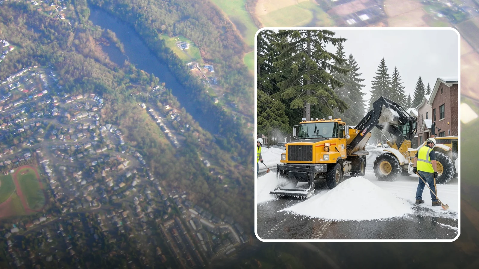 Salt & Sand Loading in Algona, King County, WA - Loading, staging, and resupply of salt and sand so agency crews stay stocked and responsive all winter.