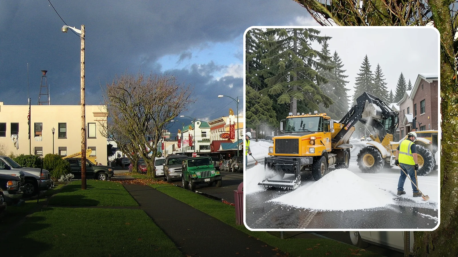 Salt & Sand Loading in Arlington, Snohomish County, WA - Loading, staging, and resupply of salt and sand so agency crews stay stocked and responsive all winter.