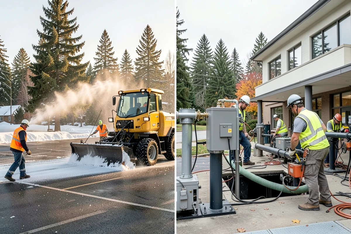 Salt & Sand Loading in Concrete, Skagit County, WA - Assess storage and inventory needs