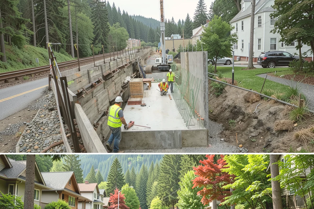 Salt & Sand Loading in Darrington, Snohomish County, WA - Staged before winter
