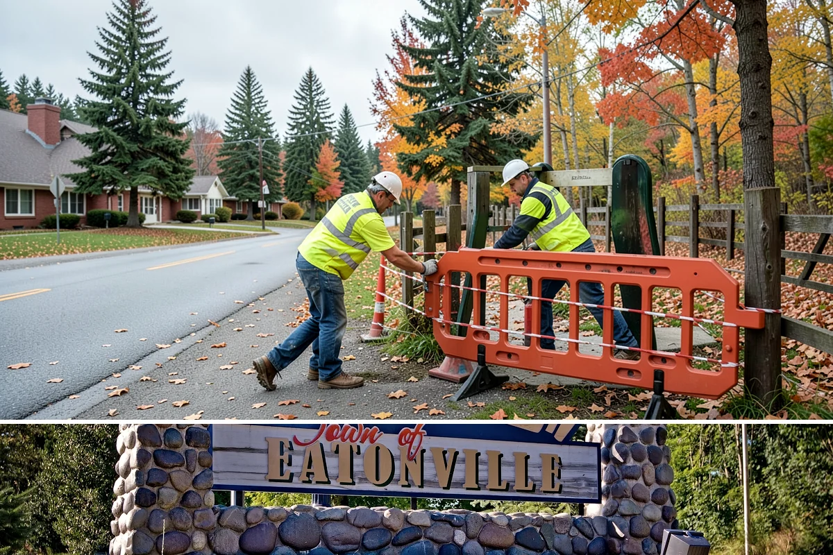 Salt & Sand Loading in Eatonville, Pierce County, WA - Staged before winter