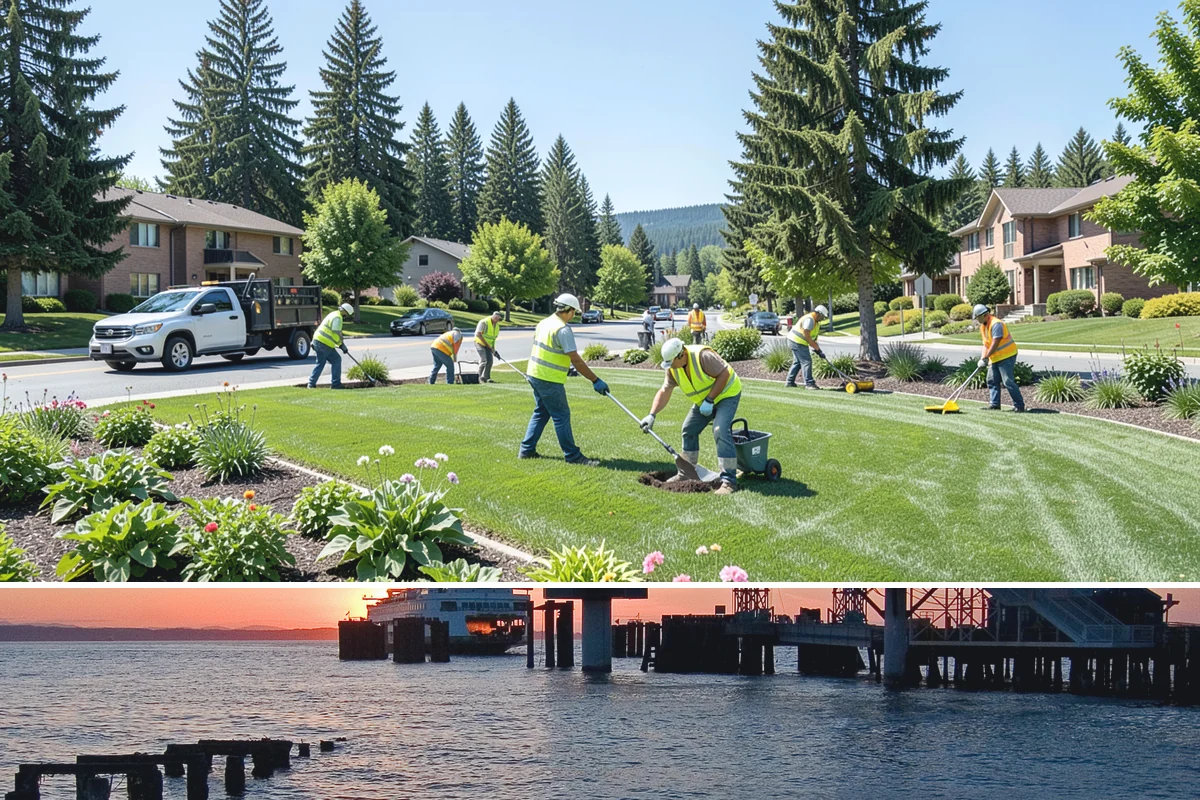 Salt & Sand Loading in Edmonds, Snohomish County, WA - Staged before winter