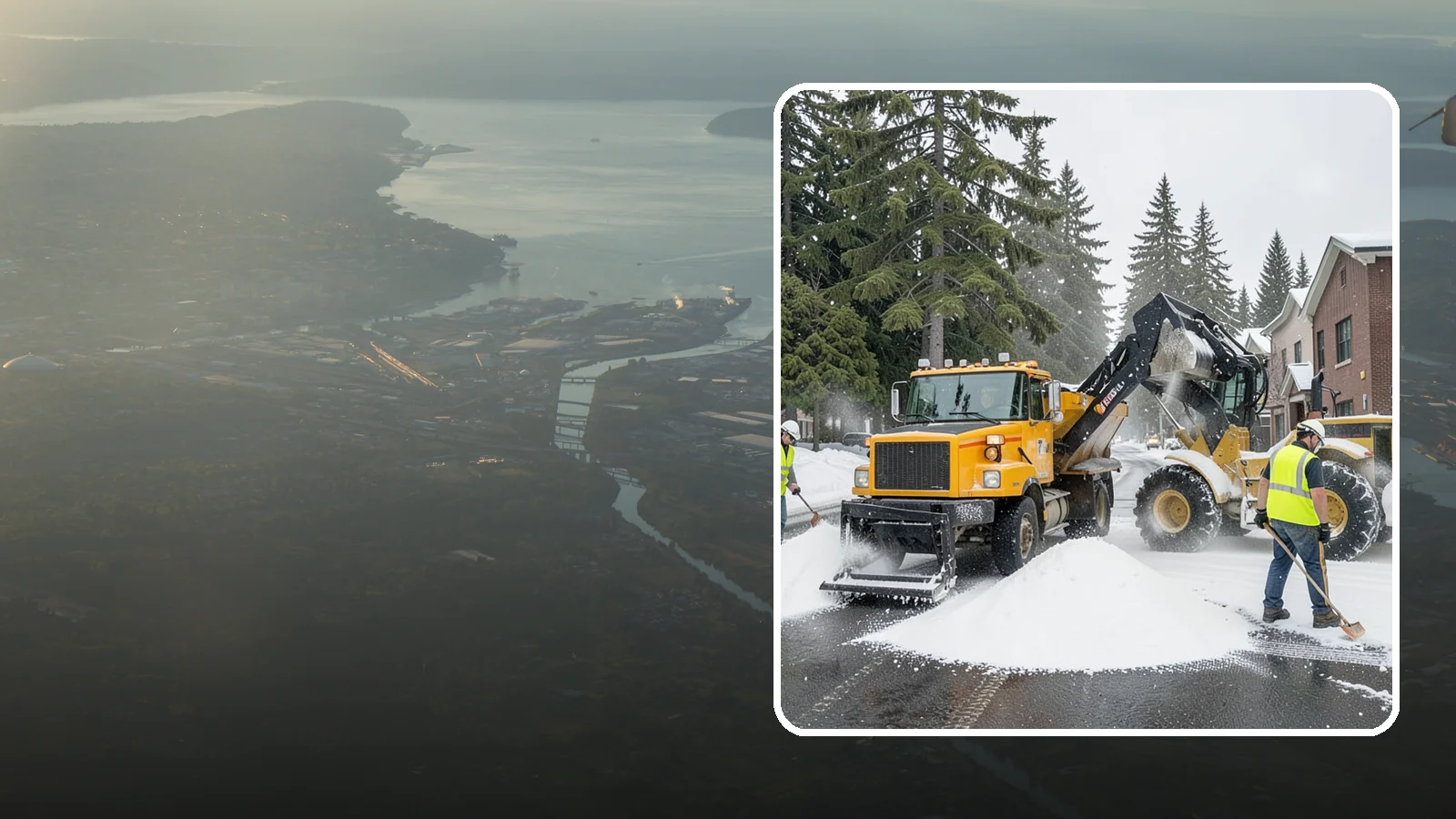 Salt & Sand Loading in Fife, Pierce County, WA - Loading, staging, and resupply of salt and sand so agency crews stay stocked and responsive all winter.