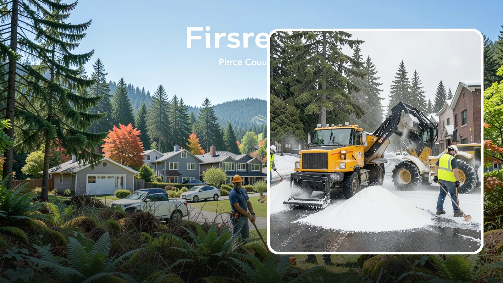Salt & Sand Loading in Fircrest, Pierce County, WA - Loading, staging, and resupply of salt and sand so agency crews stay stocked and responsive all winter.