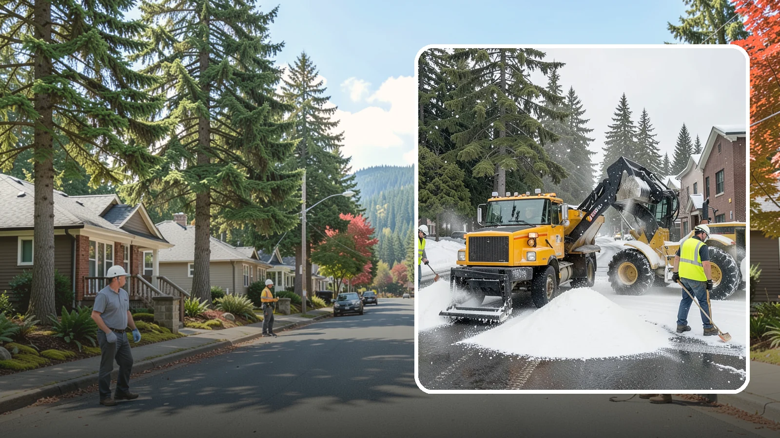 Salt & Sand Loading in Hunts Point, King County, WA - Loading, staging, and resupply of salt and sand so agency crews stay stocked and responsive all winter.