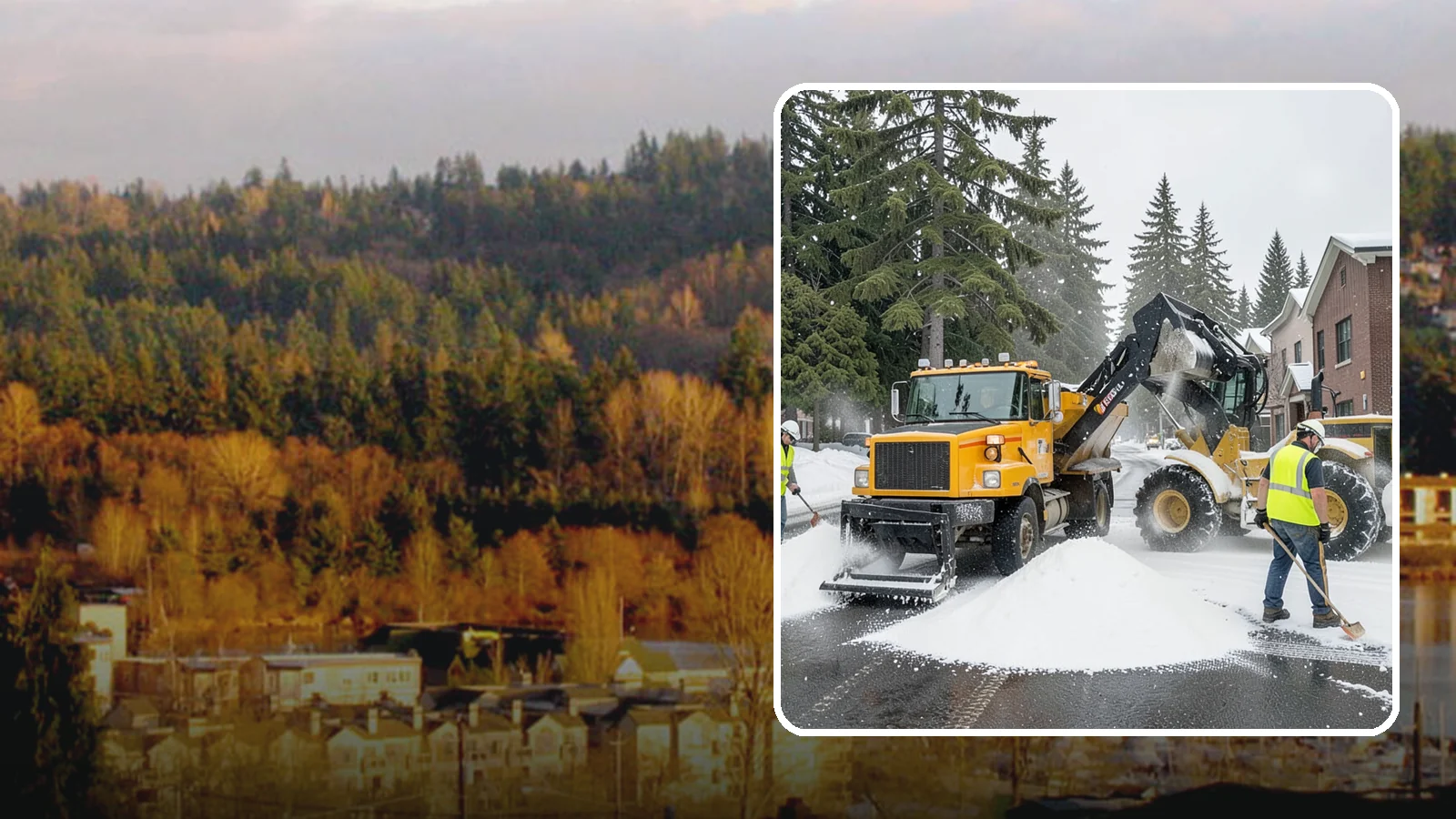 Salt & Sand Loading in Kenmore, King County, WA - Loading, staging, and resupply of salt and sand so agency crews stay stocked and responsive all winter.