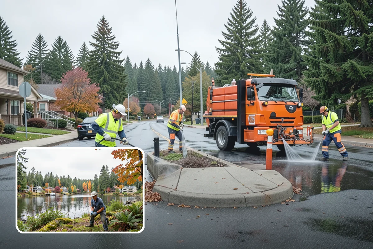 Salt & Sand Loading in La Conner, Skagit County, WA - Crews stay stocked and responsive