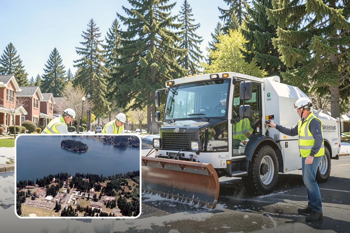 Salt & Sand Loading in Lakewood, Pierce County, WA - Crews stay stocked and responsive