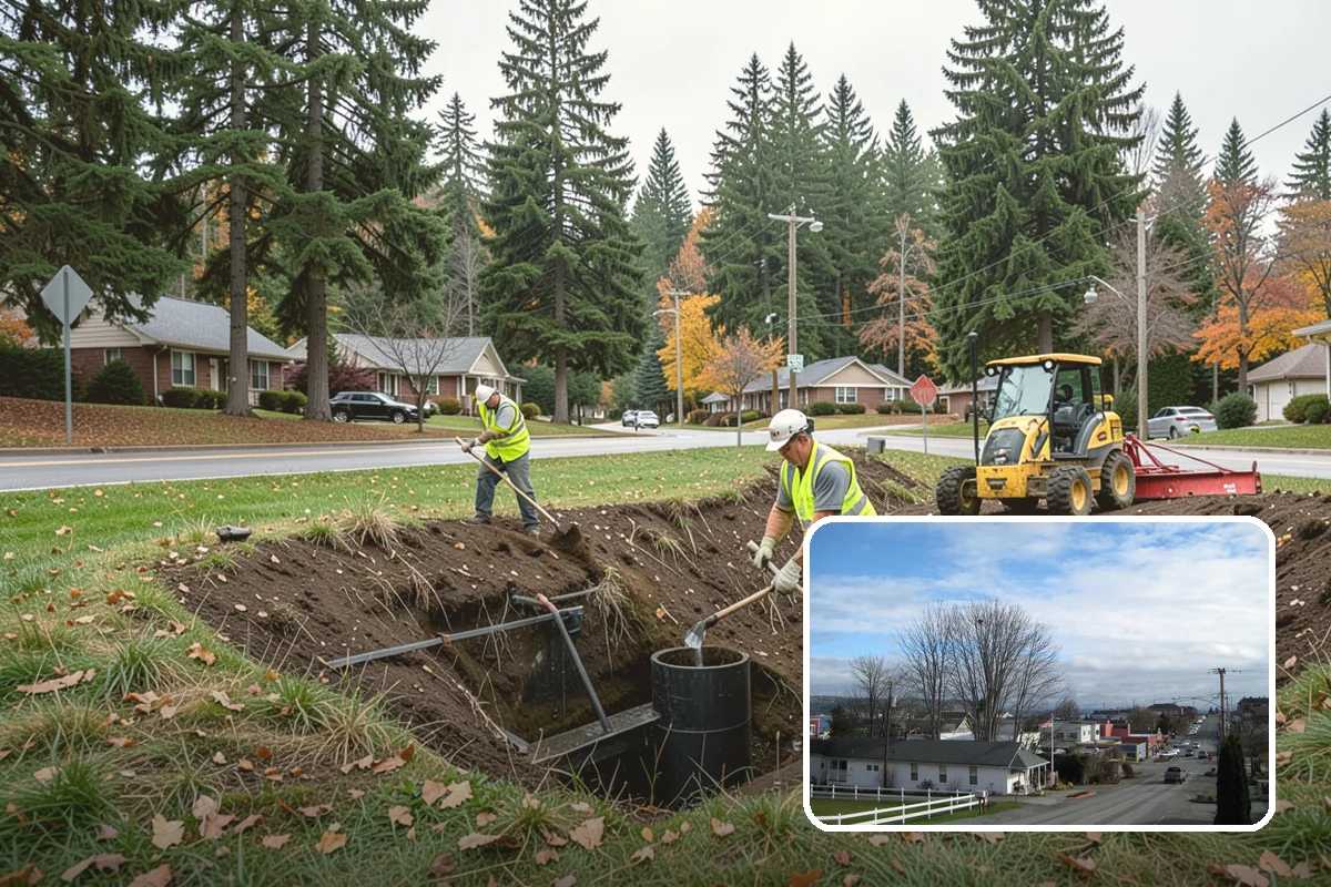 Salt & Sand Loading in Langley, Island County, WA - Crews stay stocked and responsive