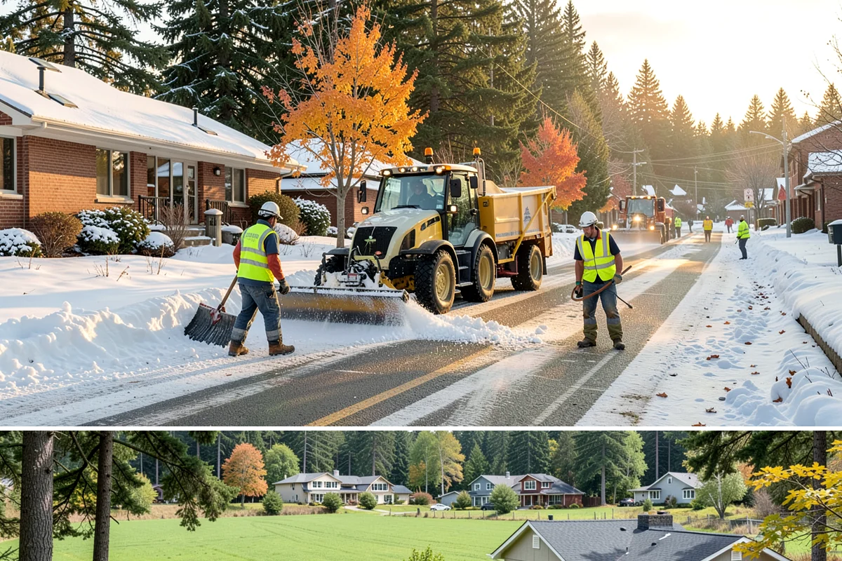 Salt & Sand Loading in Lyman, Skagit County, WA - Staged before winter