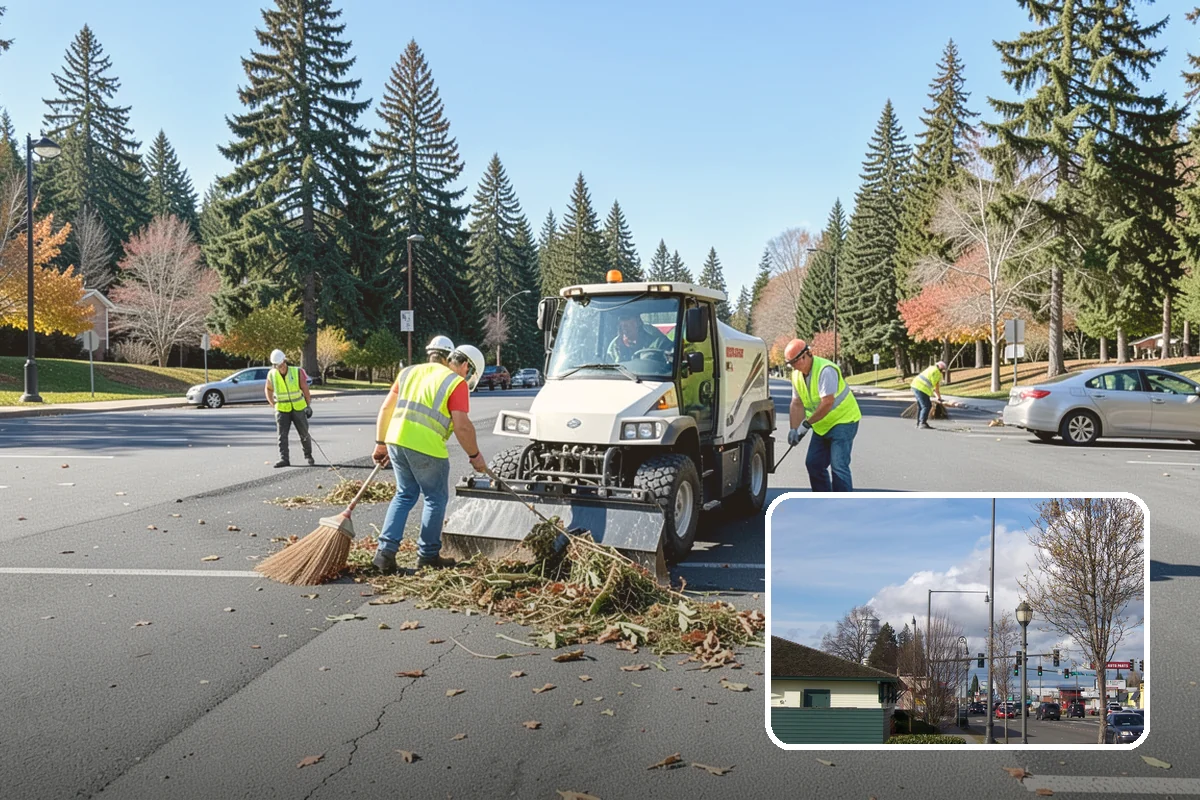 Salt & Sand Loading in Marysville, Snohomish County, WA - Crews stay stocked and responsive