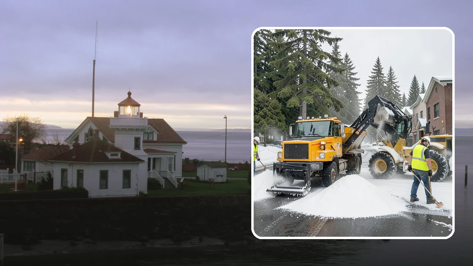 Salt & Sand Loading in Mukilteo, Snohomish County, WA - Loading, staging, and resupply of salt and sand so agency crews stay stocked and responsive all winter.