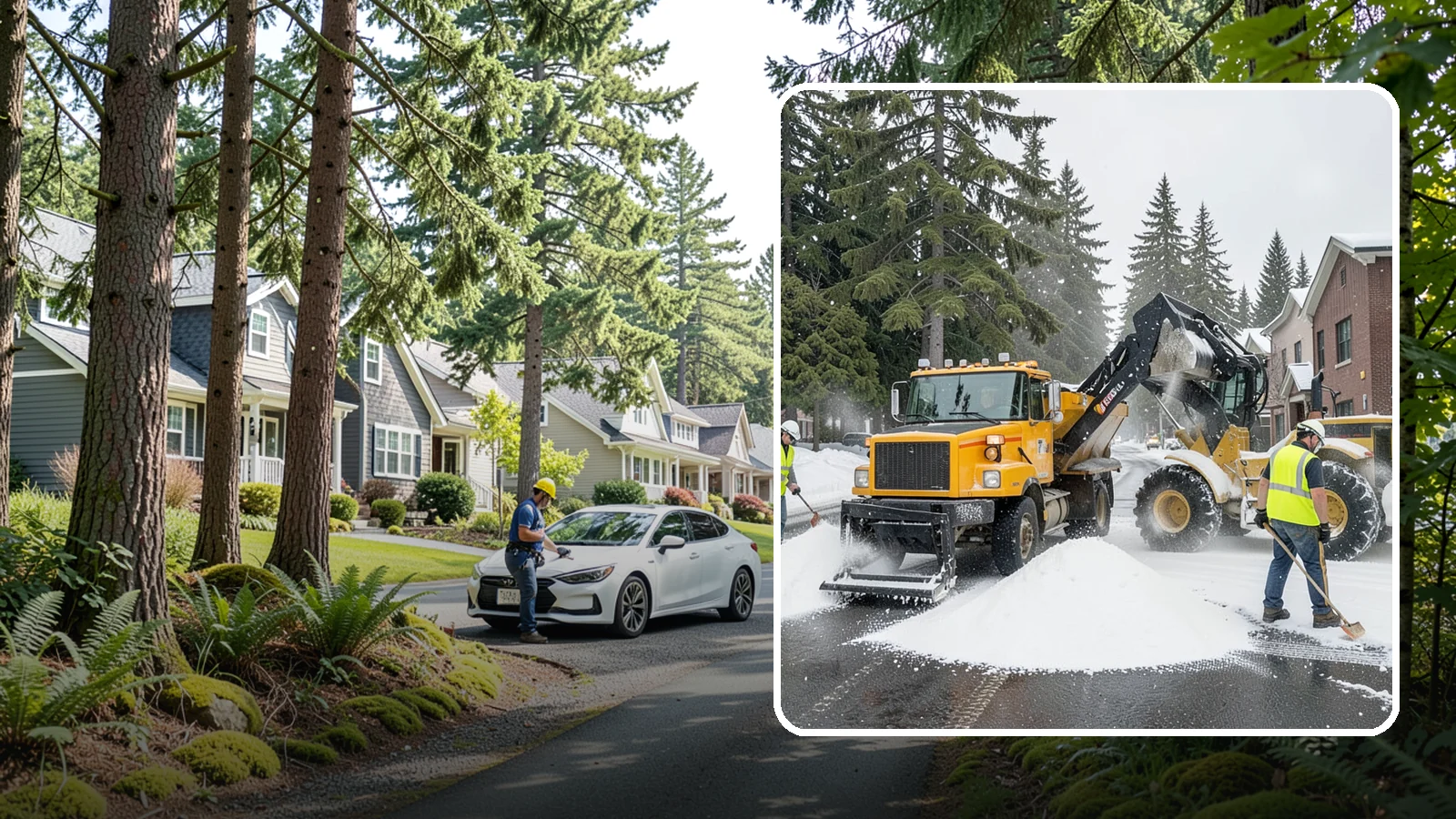 Salt & Sand Loading in Normandy Park, King County, WA - Loading, staging, and resupply of salt and sand so agency crews stay stocked and responsive all winter.