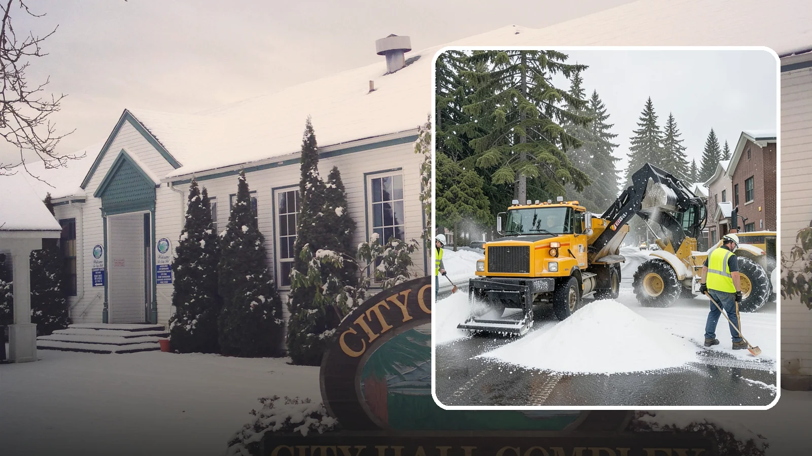 Salt & Sand Loading in Pacific, King County, WA - Loading, staging, and resupply of salt and sand so agency crews stay stocked and responsive all winter.