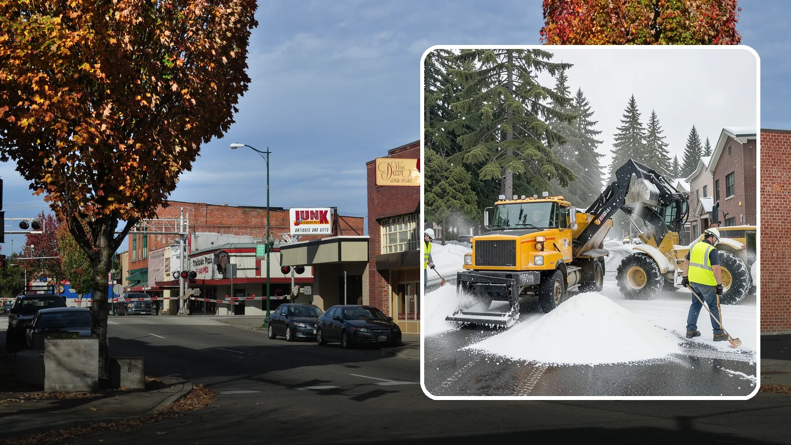 Salt & Sand Loading in Puyallup, Pierce County, WA - Loading, staging, and resupply of salt and sand so agency crews stay stocked and responsive all winter.