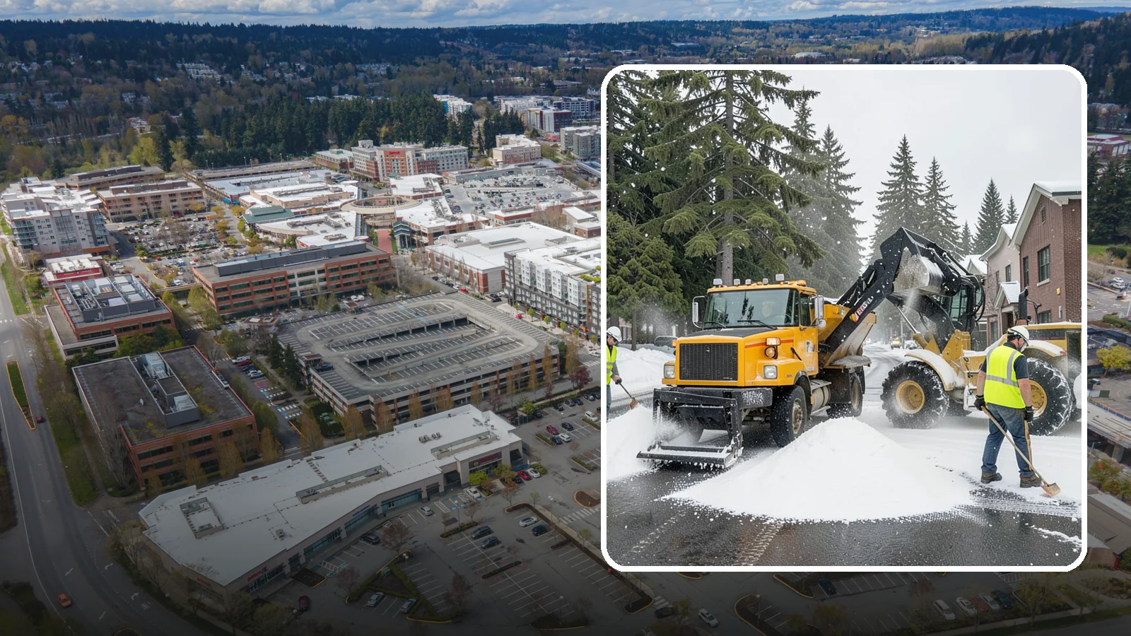 Salt & Sand Loading in Redmond, King County, WA - Loading, staging, and resupply of salt and sand so agency crews stay stocked and responsive all winter.
