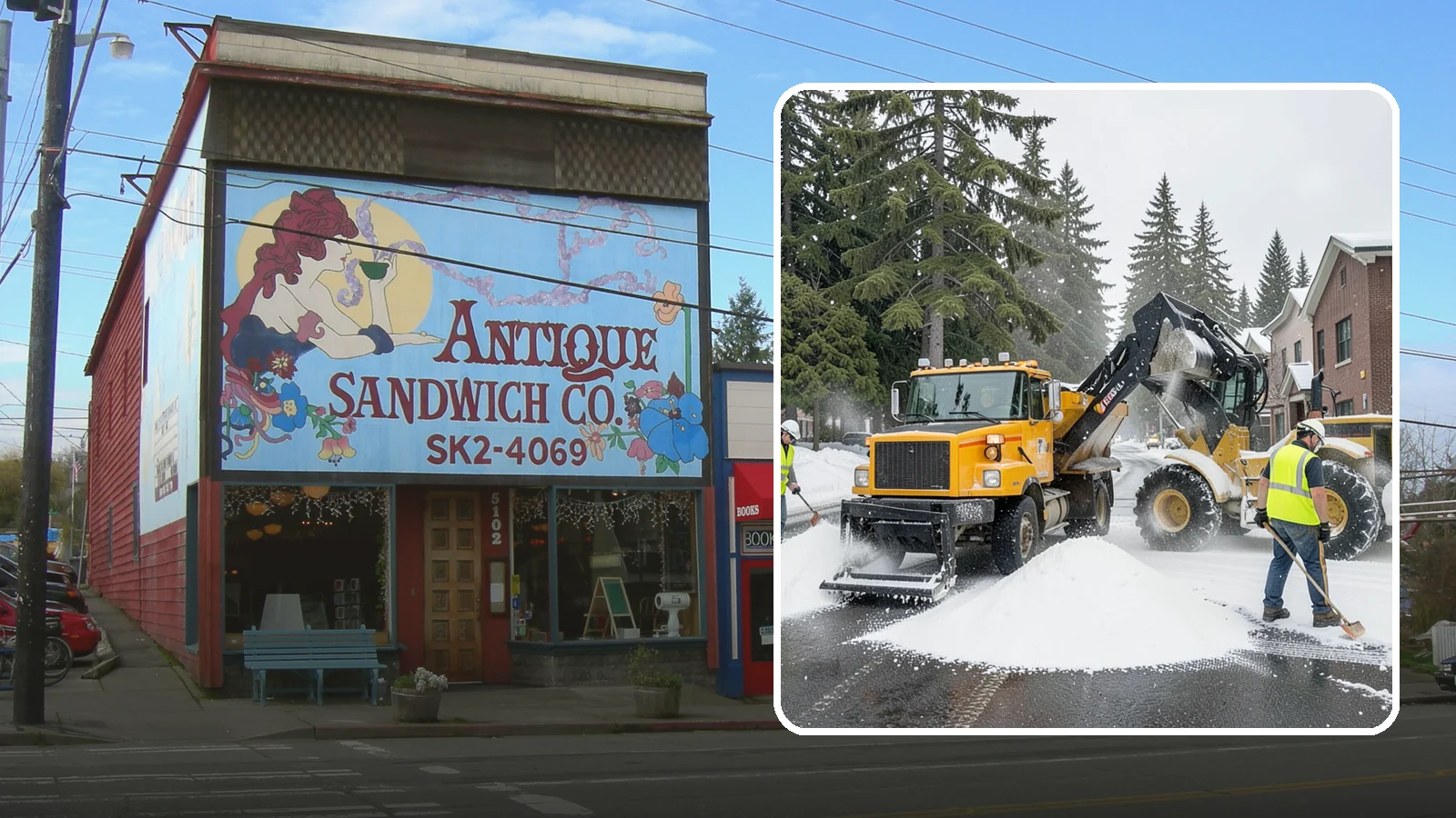 Salt & Sand Loading in Ruston, Pierce County, WA - Loading, staging, and resupply of salt and sand so agency crews stay stocked and responsive all winter.