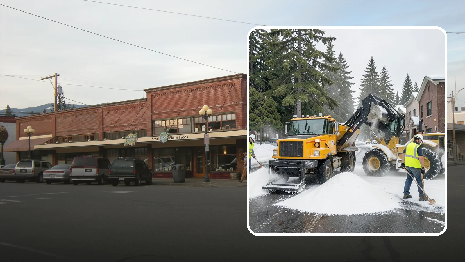 Salt & Sand Loading in Sedro-Woolley, Skagit County, WA - Loading, staging, and resupply of salt and sand so agency crews stay stocked and responsive all winter.