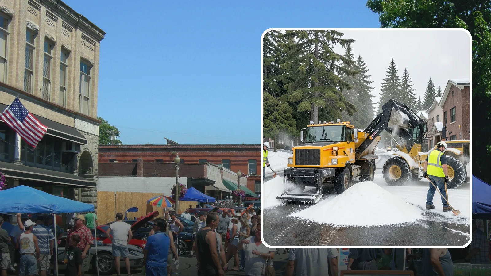 Salt & Sand Loading in Snohomish, Snohomish County, WA - Loading, staging, and resupply of salt and sand so agency crews stay stocked and responsive all winter.