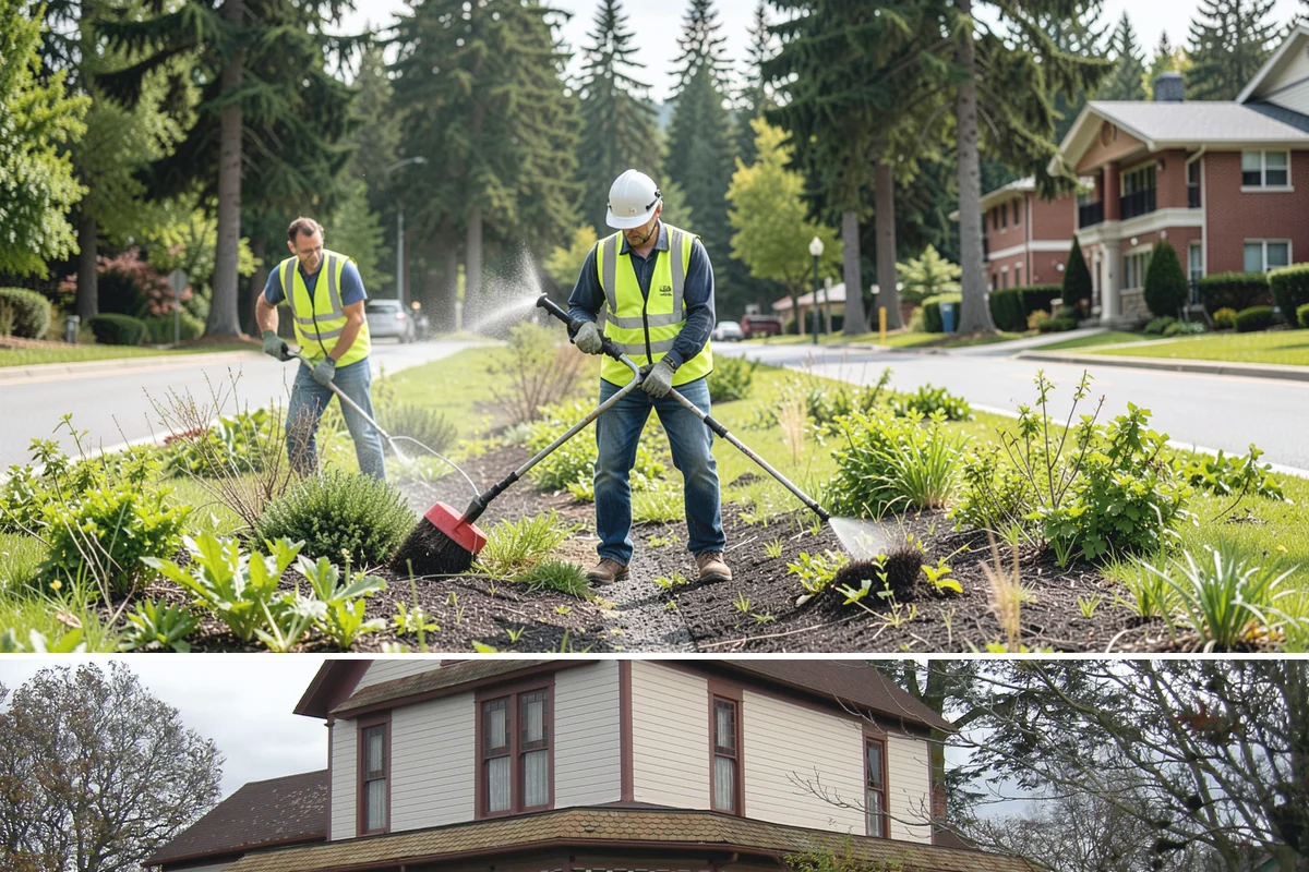 Salt & Sand Loading in Sumner, Pierce County, WA - Staged before winter