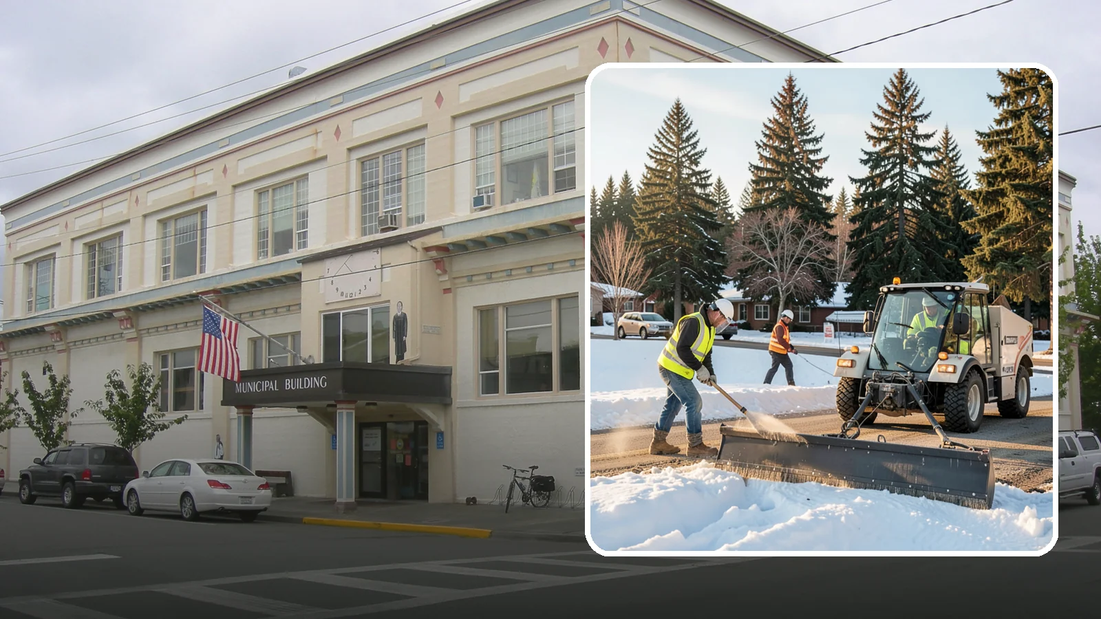 Sanding in Anacortes, Skagit County, WA - Apply traction sand to roads, hills, and intersections to improve grip during snow and ice events.