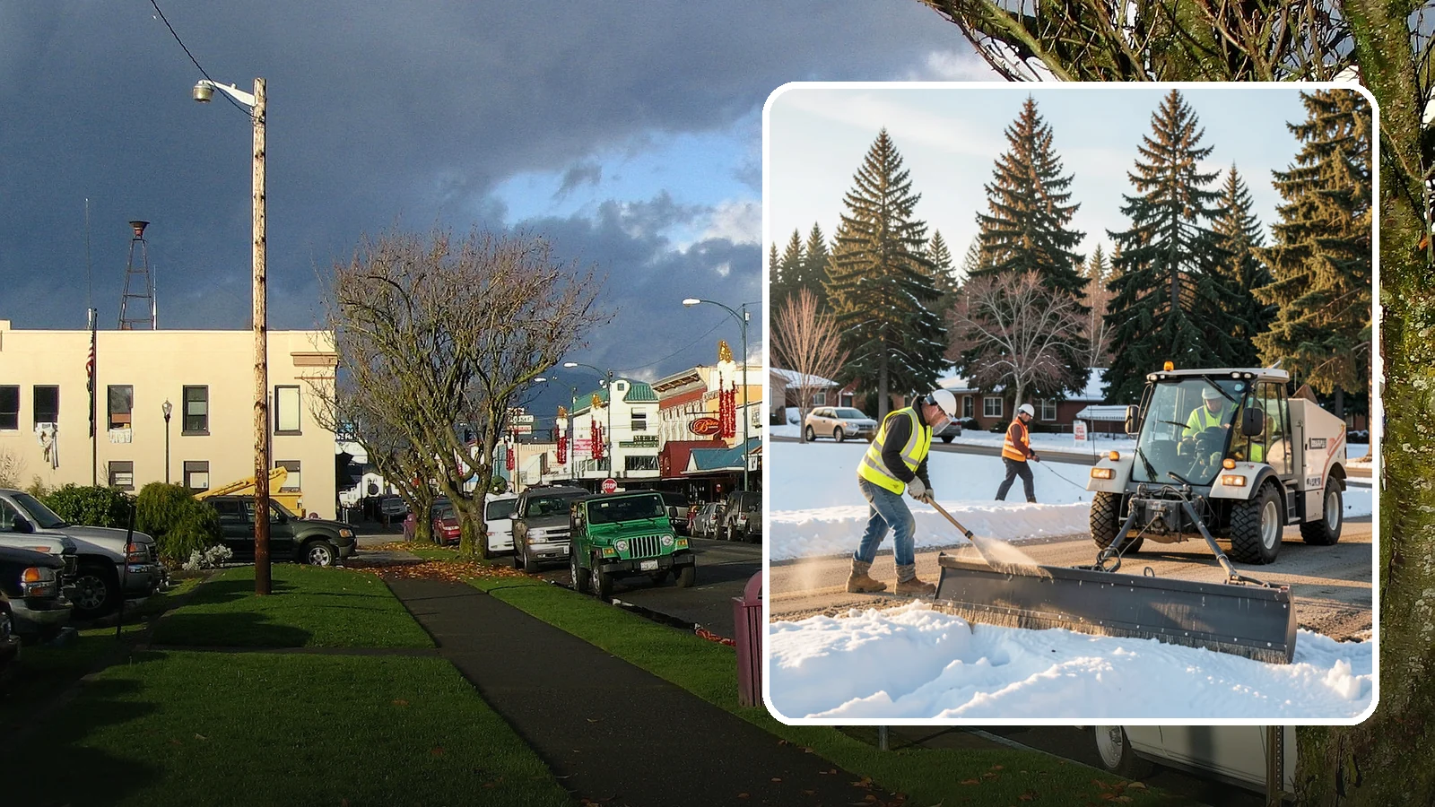 Sanding in Arlington, Snohomish County, WA - Apply traction sand to roads, hills, and intersections to improve grip during snow and ice events.