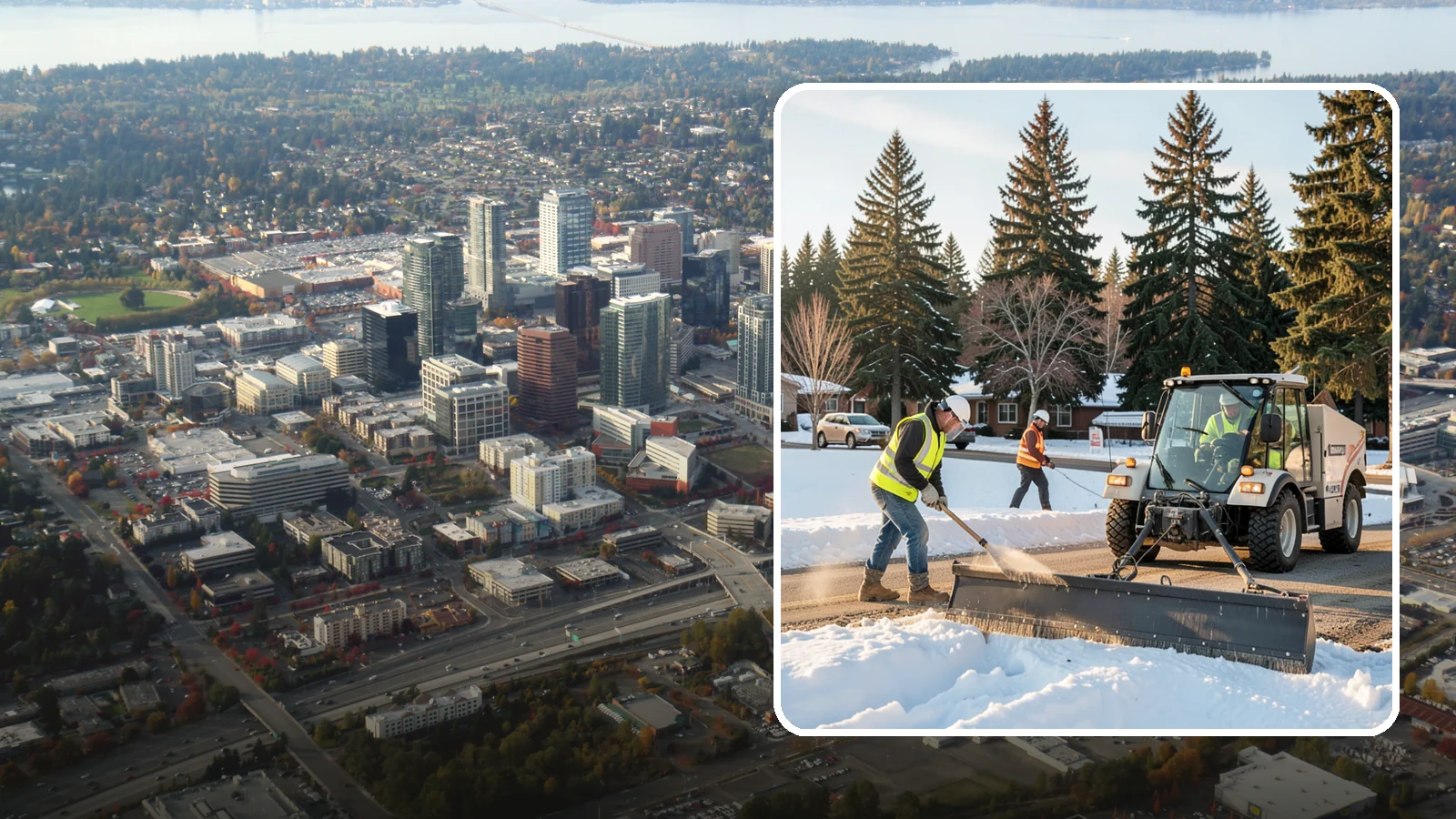 Sanding in Bellevue, King County, WA - Apply traction sand to roads, hills, and intersections to improve grip during snow and ice events.