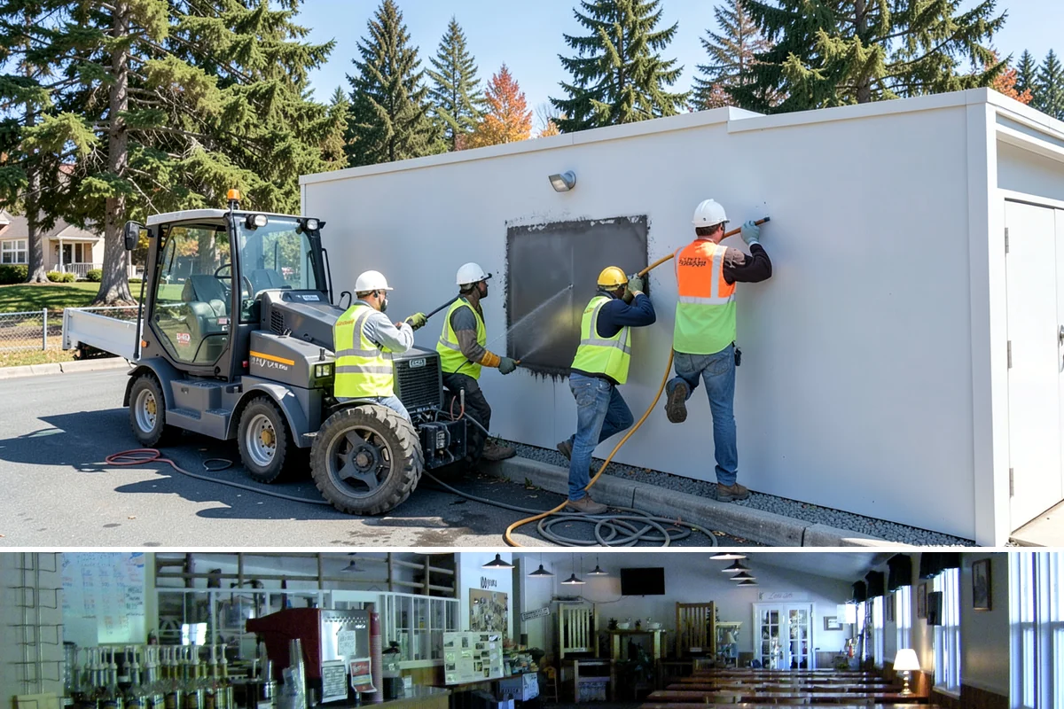Sanding in Black Diamond, King County, WA - Sanding is a winter-season service applied during snow and ice events, with cleanup sweeping following each thaw through early...