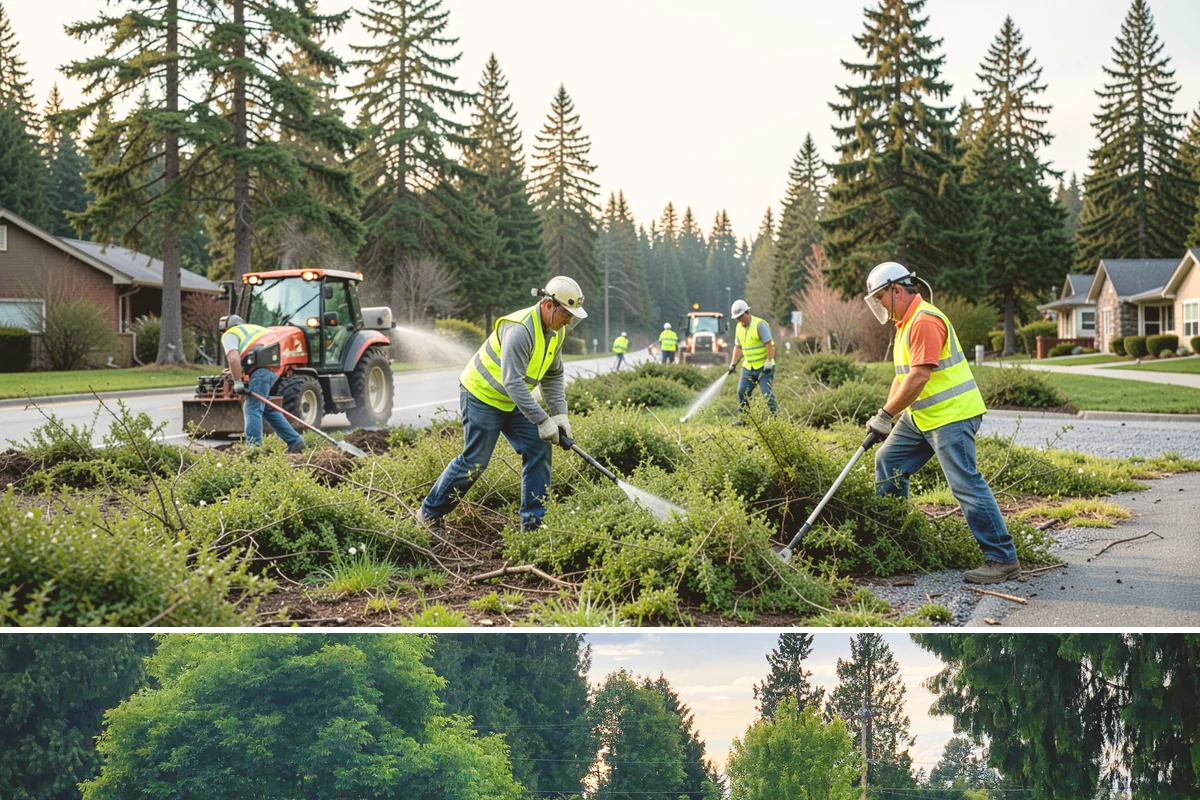 Sanding in Bonney Lake, Pierce County, WA - Sanding is a winter-season service applied during snow and ice events, with cleanup sweeping following each thaw through early...