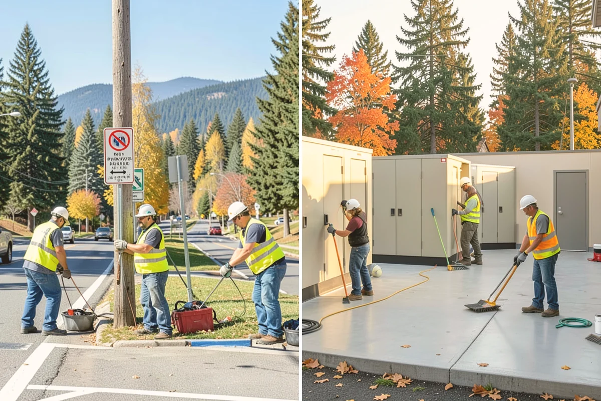 Sanding in Bothell, King County, WA - Identify traction-priority hills, curves, and intersections