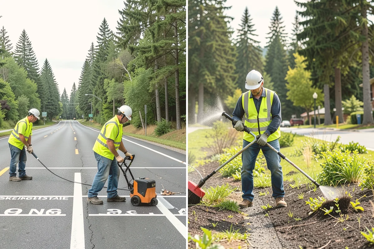 Sanding in Brier, Snohomish County, WA - Identify traction-priority hills, curves, and intersections