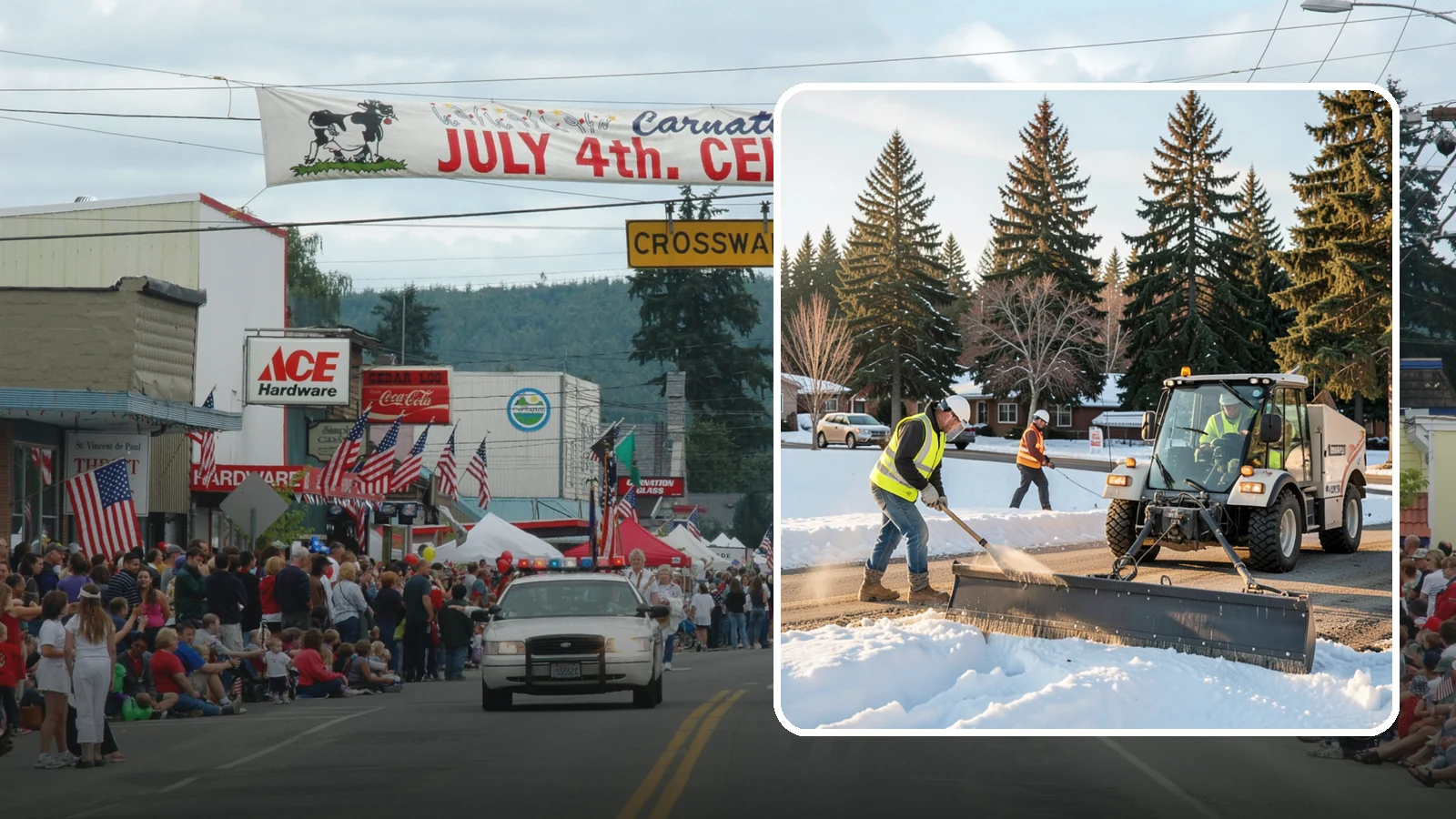 Sanding in Carnation, King County, WA - Apply traction sand to roads, hills, and intersections to improve grip during snow and ice events.