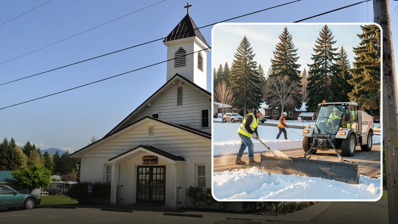 Sanding in Concrete, Skagit County, WA - Apply traction sand to roads, hills, and intersections to improve grip during snow and ice events.