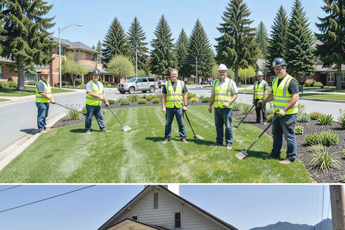 Sanding in Concrete, Skagit County, WA - Sanding is a winter-season service applied during snow and ice events, with cleanup sweeping following each thaw through early...