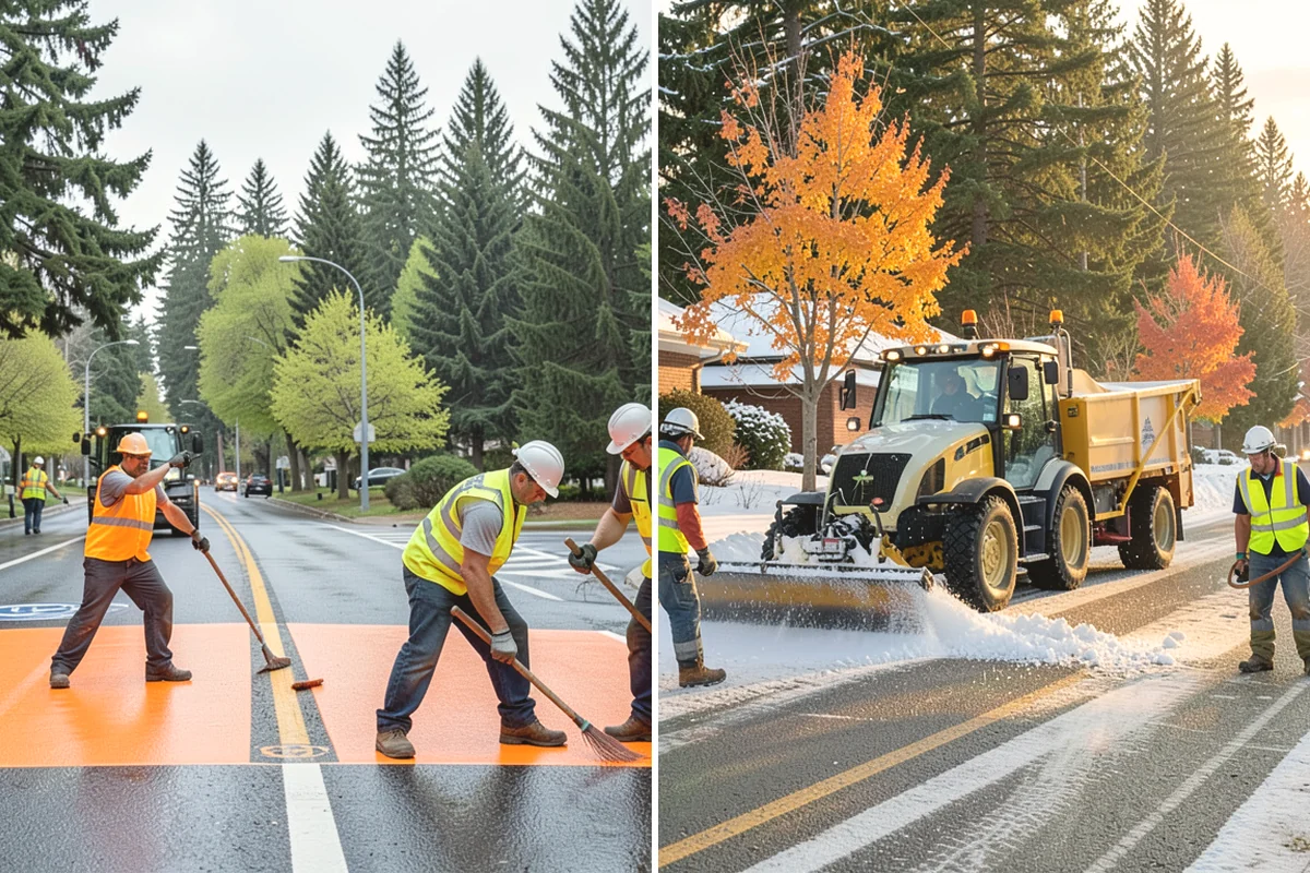 Sanding in Duvall, King County, WA - Identify traction-priority hills, curves, and intersections